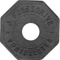 Token from Fonsegrive plantation company in Vohibalotra