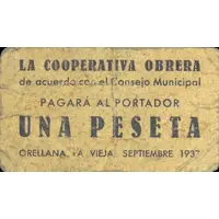 1 Peseta Orellana la Vieja