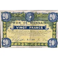 20 Francs - Villes de Roubaix et de Tourcoing [59]