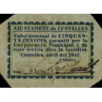 50 Céntimos Centelles