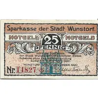 25 Pfennig Sparkasse