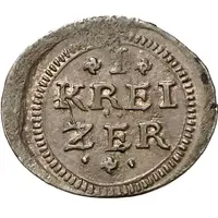 1 Kreuzer - Maximillian II Kipper