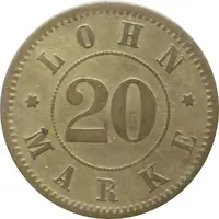 20 Pfennig - Schlitz Burggüter Verwaltung