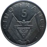 5 Francs Pattern, copper-nickel