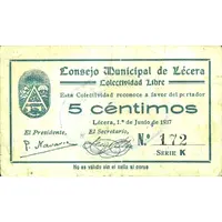 5 Céntimos Lécera