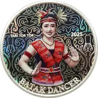 Bullion - Batak Dancer Tari Tor Tor; Coloured Hologram