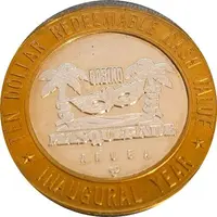 Gaming Token - 10 Dollars Casino Masquerade Aruba