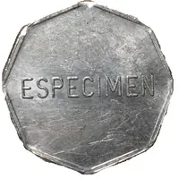 1 Peso Reverse Specimen