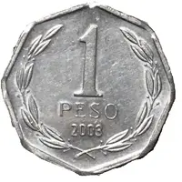 1 Peso Reverse Specimen