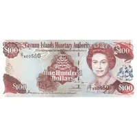 100 Dollars - Elizabeth II C Series, Two Signatures