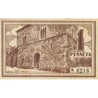 1 Peseta Castelló d'Empúries