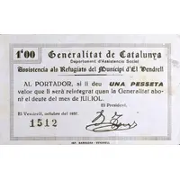 1 Peseta El Vendrell
