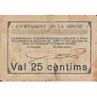 25 Céntimos La Sentiu