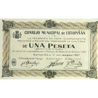 1 Peseta Estopiñán