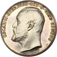 Medal - Oscar II Swedish Animal Conservation Association