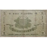 1 Peseta Hostoles