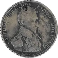 Round Bolivar Medal.