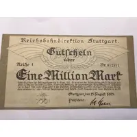 1 000 000 Mark Reichsbahndirektion