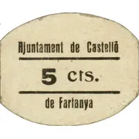 5 Céntimos Castelló de Farfanya