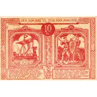 10 Kroner / 260⁄100 Dollar Haderslev