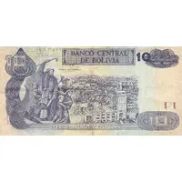 10 Bolivianos Rojas, Series F-H