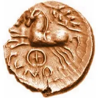 1/4 Stater 'Trinovantian T' - Cunobeline