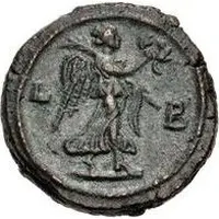 Tetradrachm - Domitianus Nike advancing Right