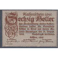 60 Heller Kössen in Tirol