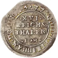 1⁄16 Thaler - Gustav Adolphus Düttchen