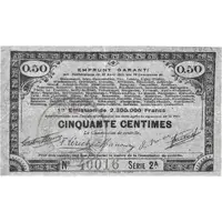 50 Centimes - 70 Communes du Nord [59] et du Pas-de-Calais [62]