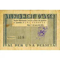 1 Peseta Àger