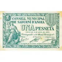1 Peseta Sadurní d'Anoia