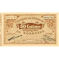 50 Centimes - Chambre de Commerce de Bordeaux 33