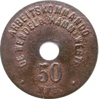 50 Pfennig - Hamm Arbeitskommando de Wendel