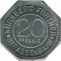 20 Pfennig - Peller Haus Nürnberg-Fürth