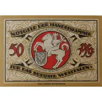 50 Pfennig Handelskammer für das südöstliche Westfalen