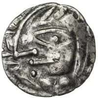 1 Hemidrachm Antiochos imitation, Samarqand, stylized bust