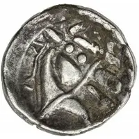 1 Hemidrachm Antiochos imitation, Samarqand, stylized bust