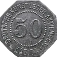 50 Pfennig - Kötitz Deutsche Kunstleder Aktienges.