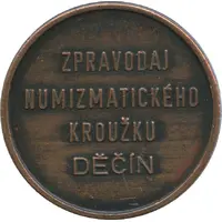 Token - Děčín Numismatic Society