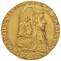 1 Quadrupla - Carlo II and Maria Anna D`Austria