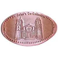 Elongated coin - S. John's Cathedral