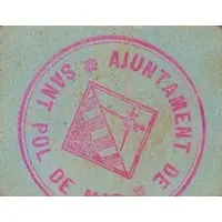 1 Peseta Sant Pol de Mar