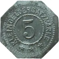 5 Pfennigs - Hamburg Rudolf Neugebauer and Co