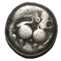 Hemidrachm Yadavas of Devagiri, anonymous issue