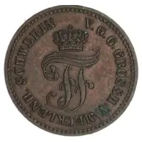 1 Pfennig - Frederick Francis II