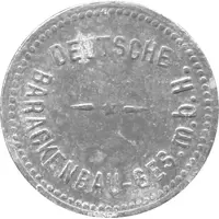 5 Pfennigs - Köln Deutsche Barackenbau Ges.m.b.H.