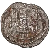 Sceat Monita Scorum, figure with two crosses