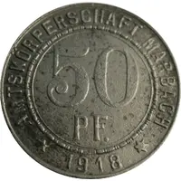 50 Pfennig - Marbach Friedrich Schiller