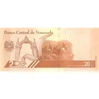 20 Bolívares 200th Anniversary of the Battle of Carabobo